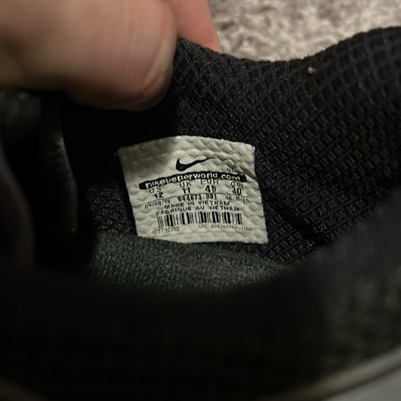 Nike Fingertrap Max Mens Training Shoes Metallic Dark Gray 644673-001 Sz 12 - Picture 3 of 4